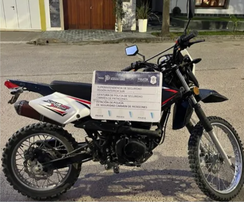 MOTO SECUESTRADA