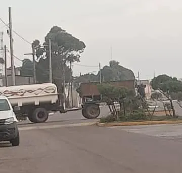 EL CARRO CON EL QUE SE RECOLECTAN LOS RESIDUOS EN SAN BLAS
