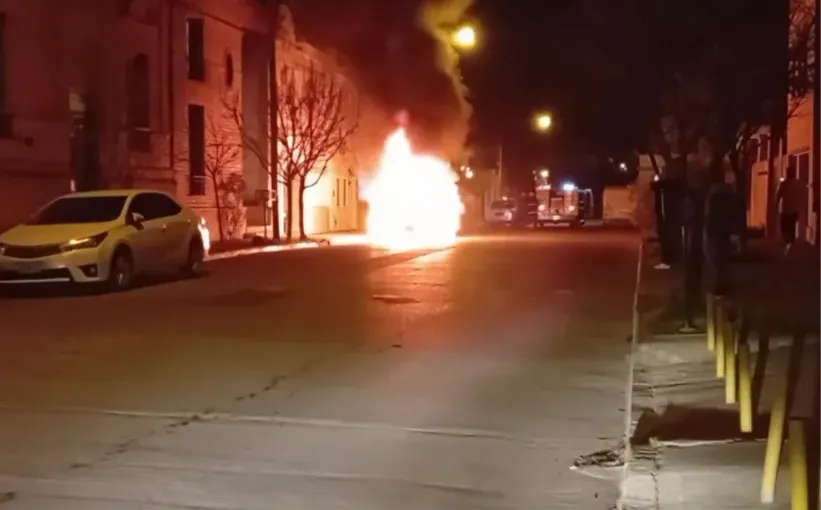TAXI, INCENDIO