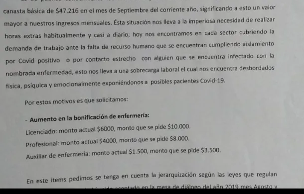 enfermeros autoconvocados