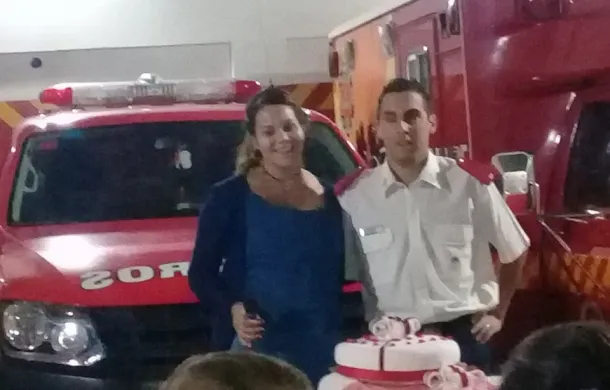 bombero casamiento