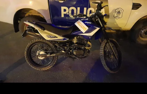 moto secuestrada