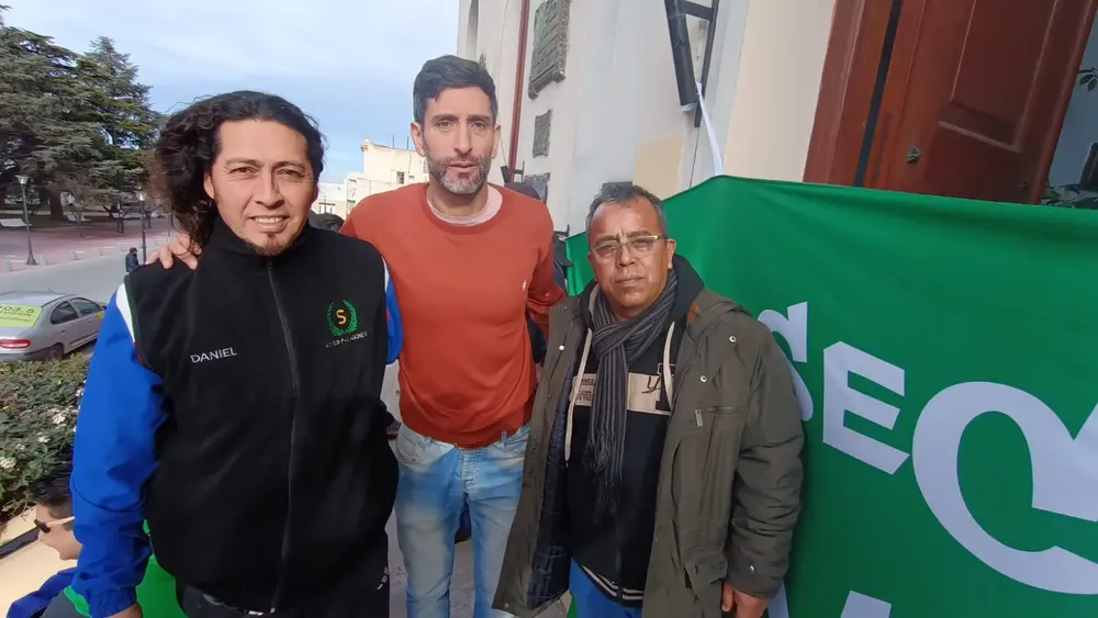DANIEL MANQUILEF, MARTIN ARENA Y GUSTAVO PALETA