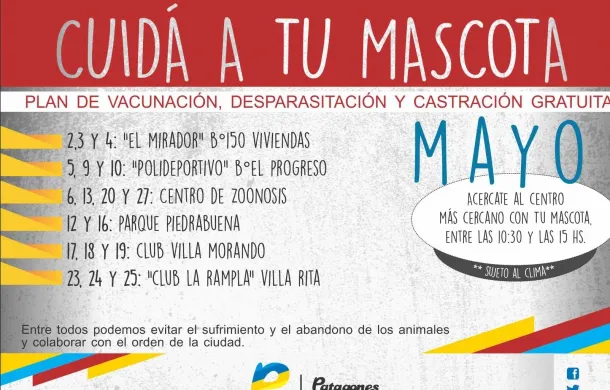 cronogra zoonosis vacunación