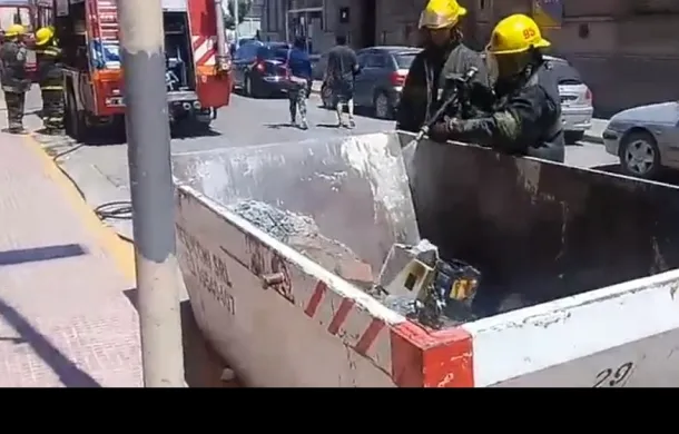 incendio contenedor