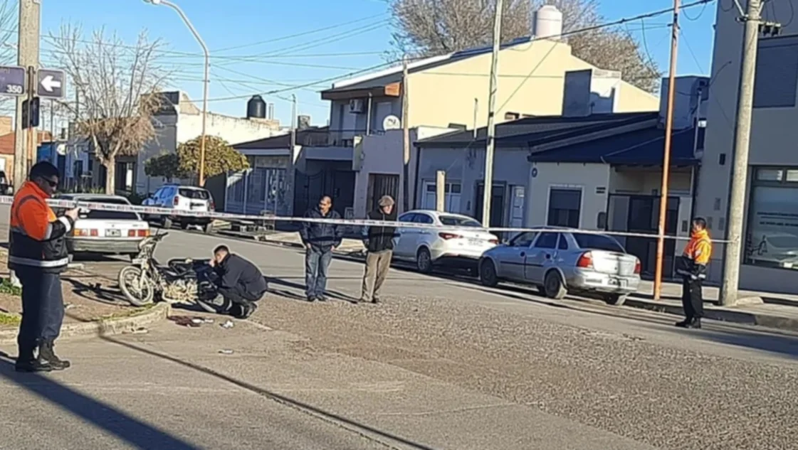 GRAVE ACCIDENTE DE UN MOTOCICLISTA (La Nueva)