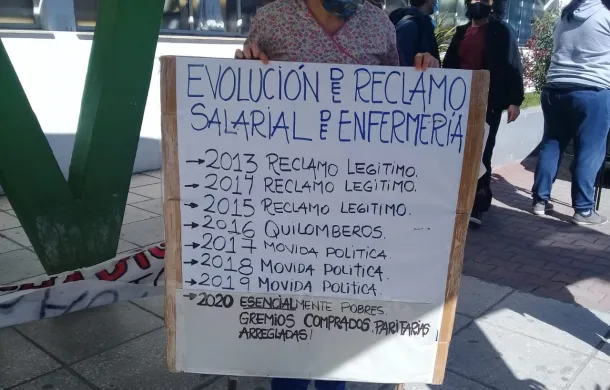 protesta personal de salud manifestacion