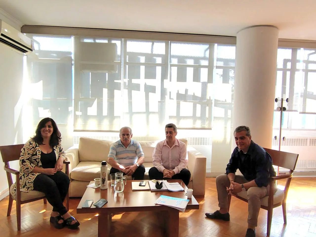 PAMELA BAFFONI, RICARDO MARINO, Néstor Álvarez, PLANTA POTABILIZADORA, VILLALONGA