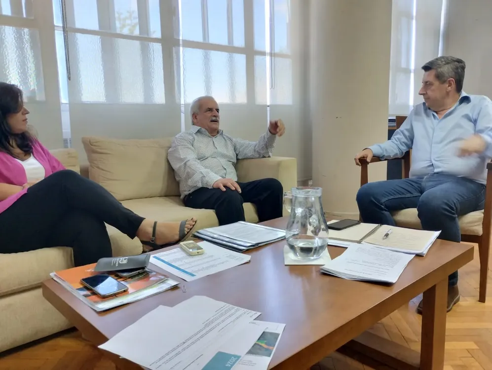 Néstor Álvarez recibió a Ricardo Marino