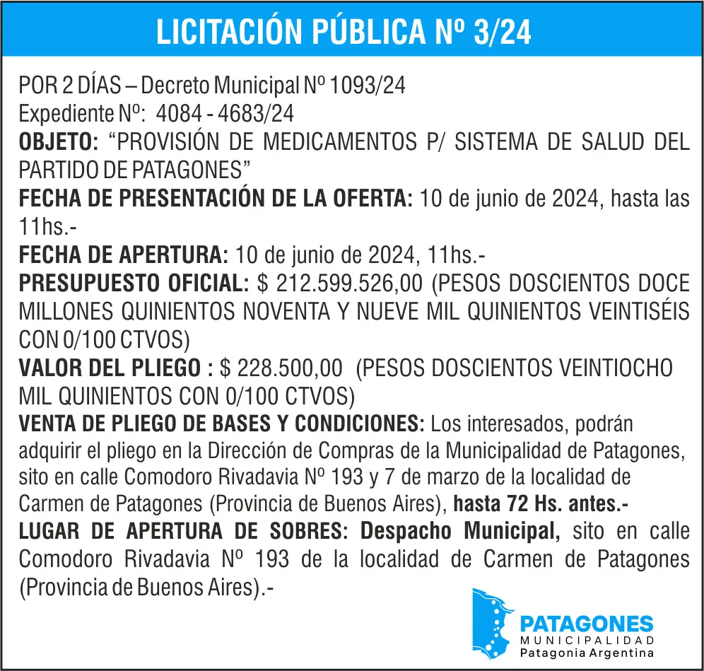 LICITACION 3