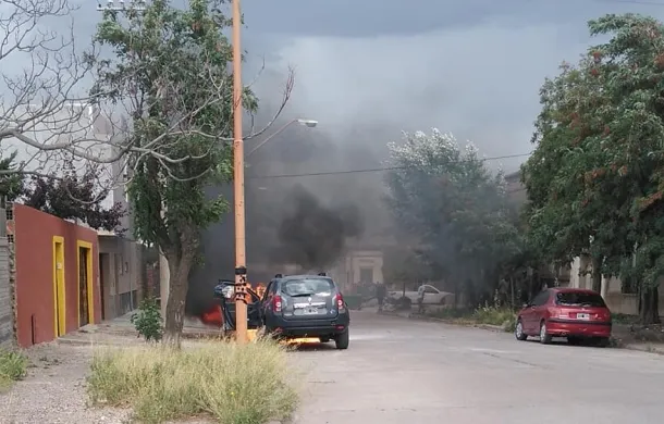 incendio camioneta