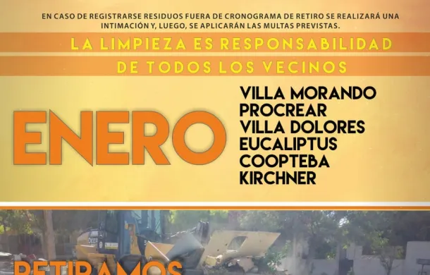 operativo de limpieza barrial