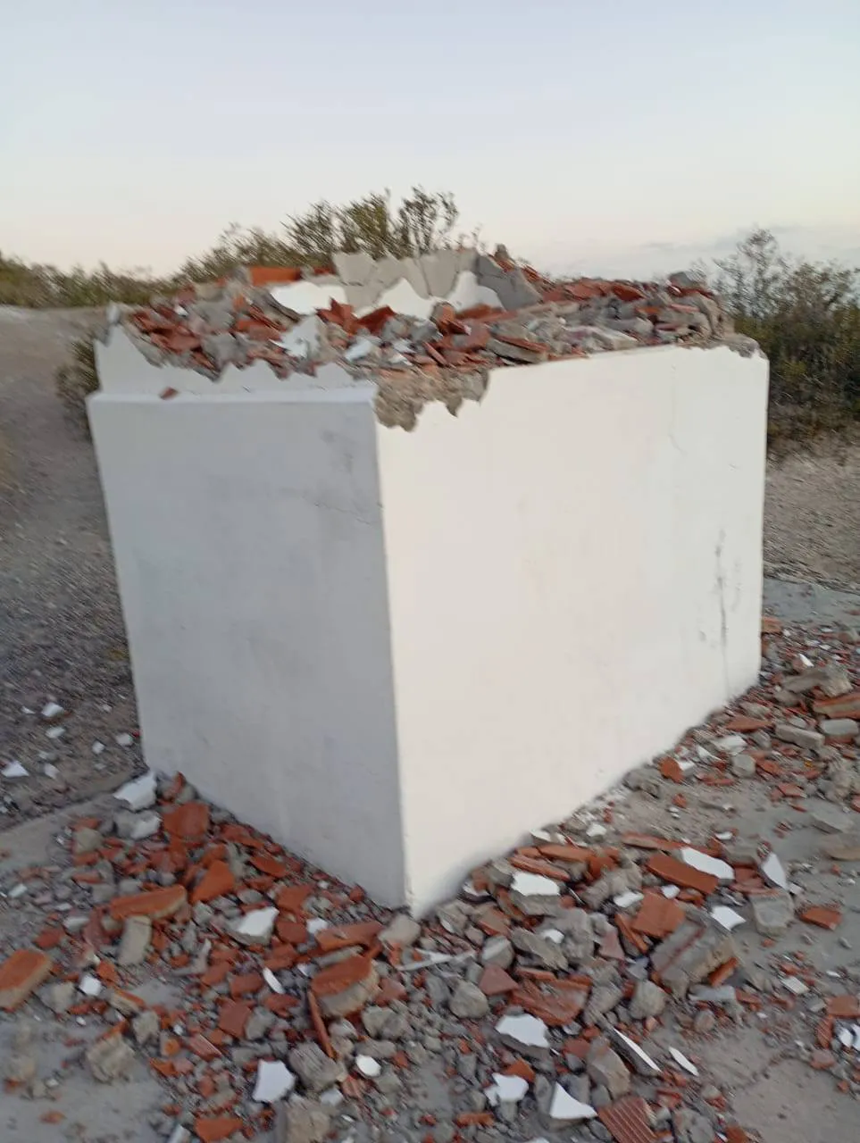 ERMITA VANDALISMO CERRO DE LA CABALLADA