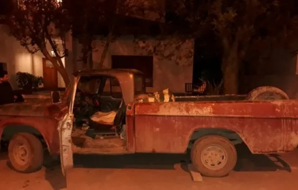 secuestro camioneta caza