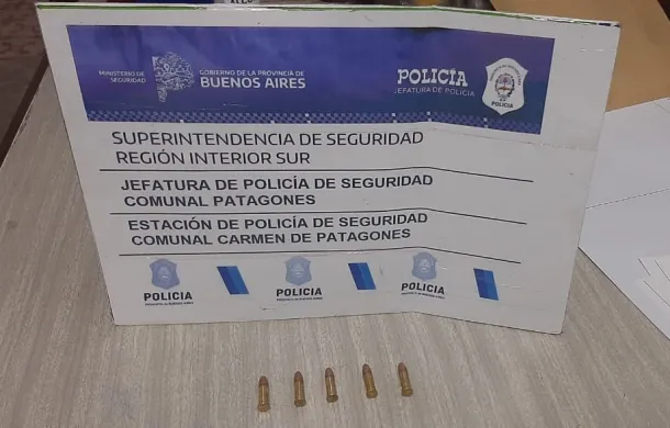 detenidos municiones
