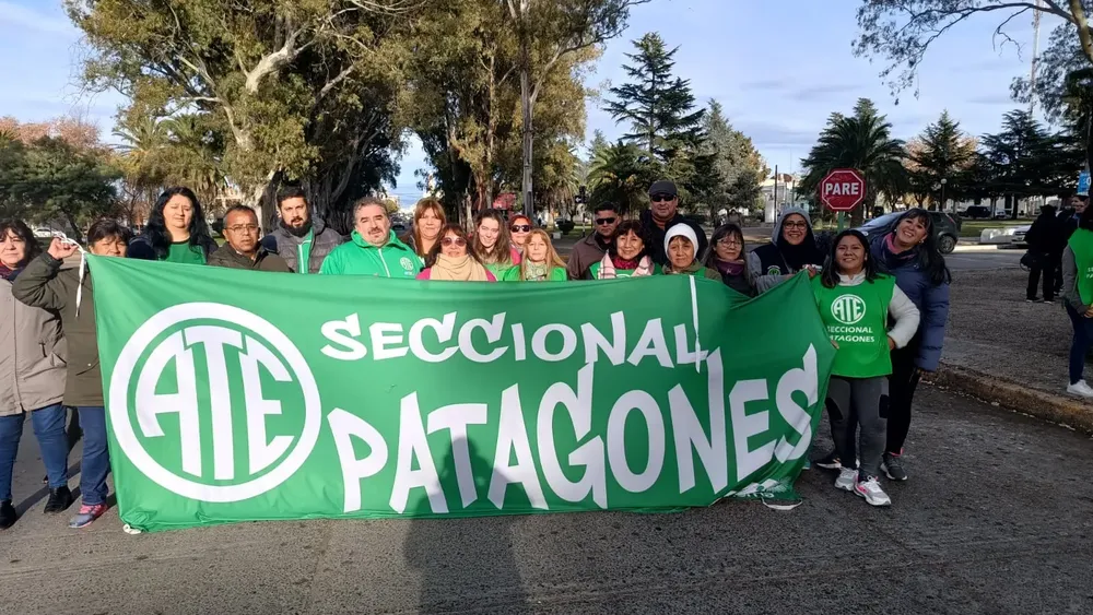MOVILIZACIÓN DE ATE CONTRA LA LEY BASES