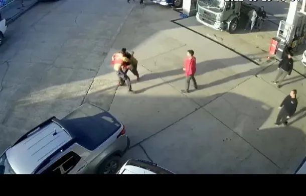 villalonga estacion de servicio gas oil pelea