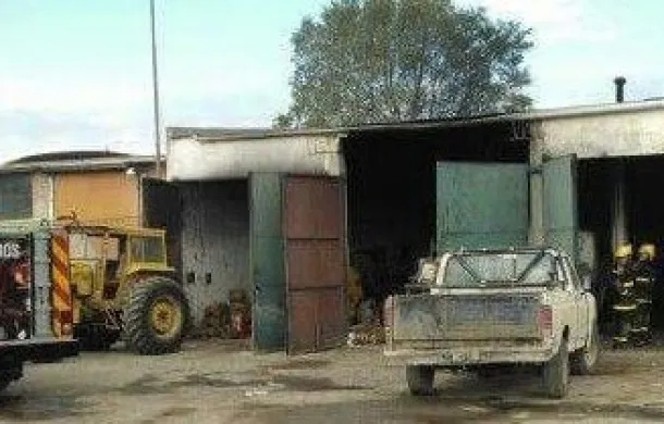 corralon incendio