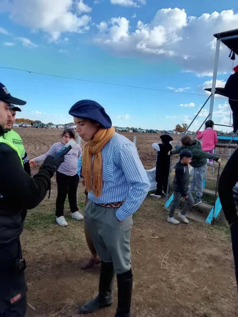 Tests de alcoholemia en La Fiesta Grande del Pueblo Chico