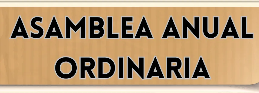 ASAMBLEA ANUAL ORDINARIA