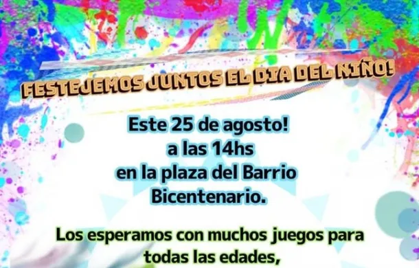 barrio bicentenario dia del niño