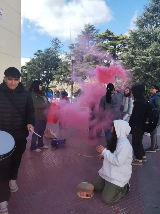 PROTESTA DE ALUMNOS DE LA ESCUELA TECNICA