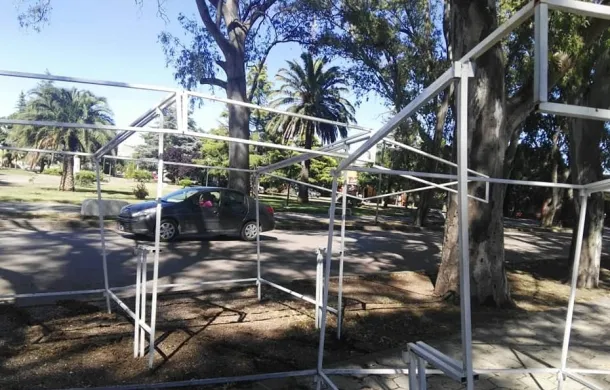 destrozos feria plaza