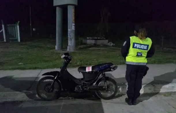 moto secuestrada
