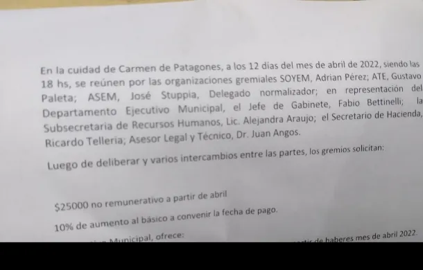 paritaria municipal