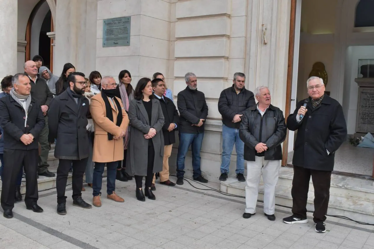 Comandante Luis Piedra Buena, acto, juan hector angos