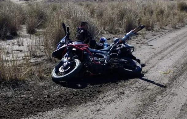 moto la baliza accidente