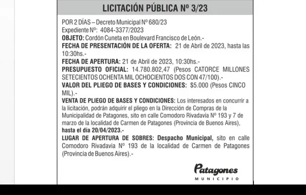 licitacion 3