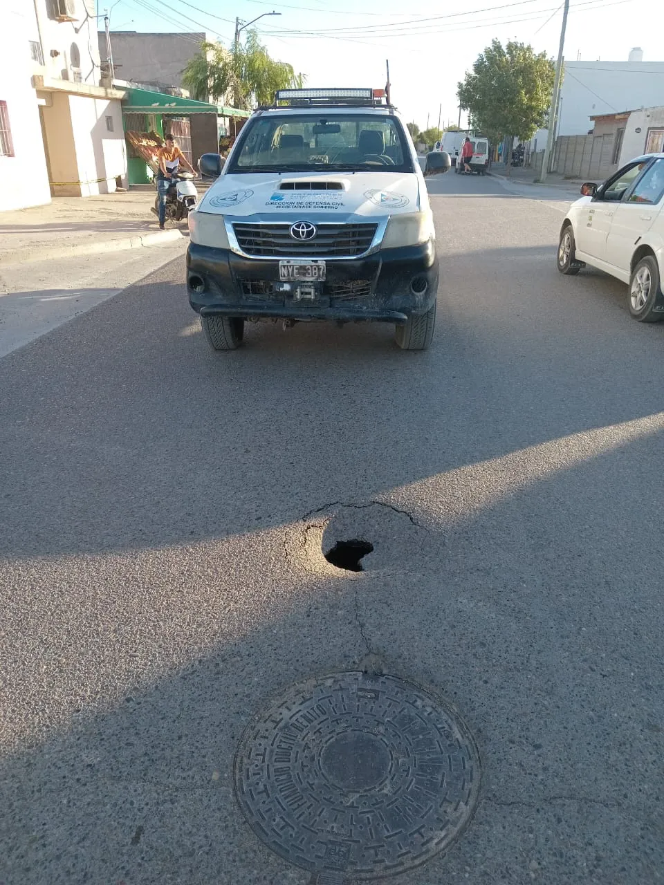  socavón, calle