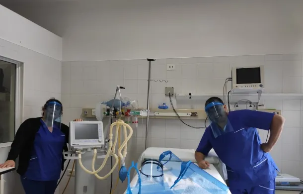 hospital máscaras covid