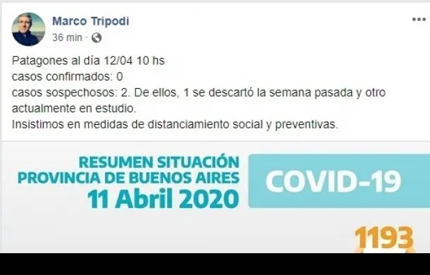marco tripodi coronavirus caso sospechoso