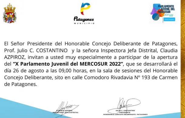 parlamento juvenil del mercosur