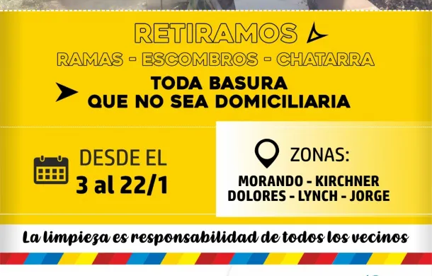 operativo de limpieza