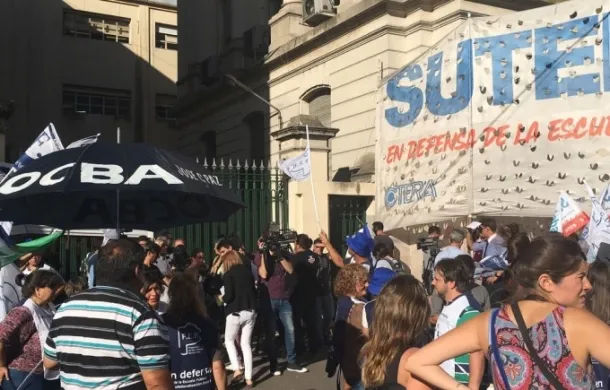 docentes protesta