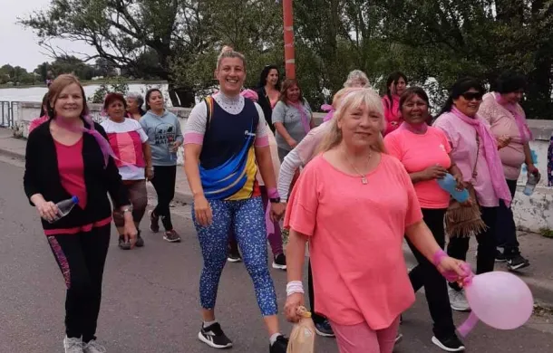 cancer de mama caminata rosa