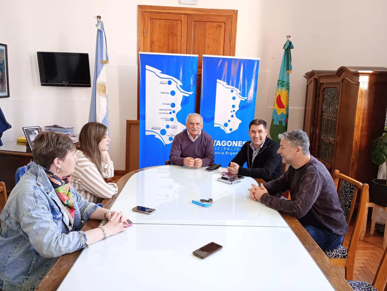 ricardo marino, cristian duarte, romina colombi, ricardo angos