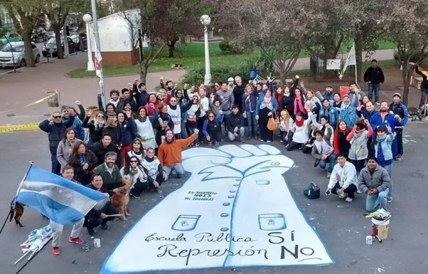 pintada guardapolvo docentes