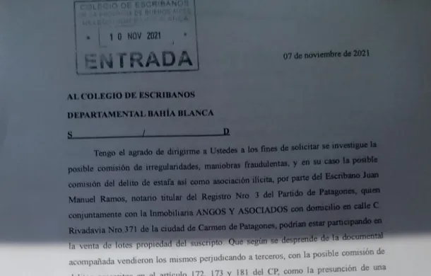 juan manuel ramos denuncia