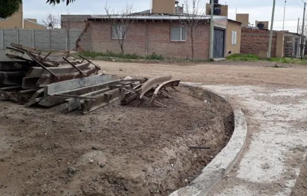 barrio kirchner cordón cuneta