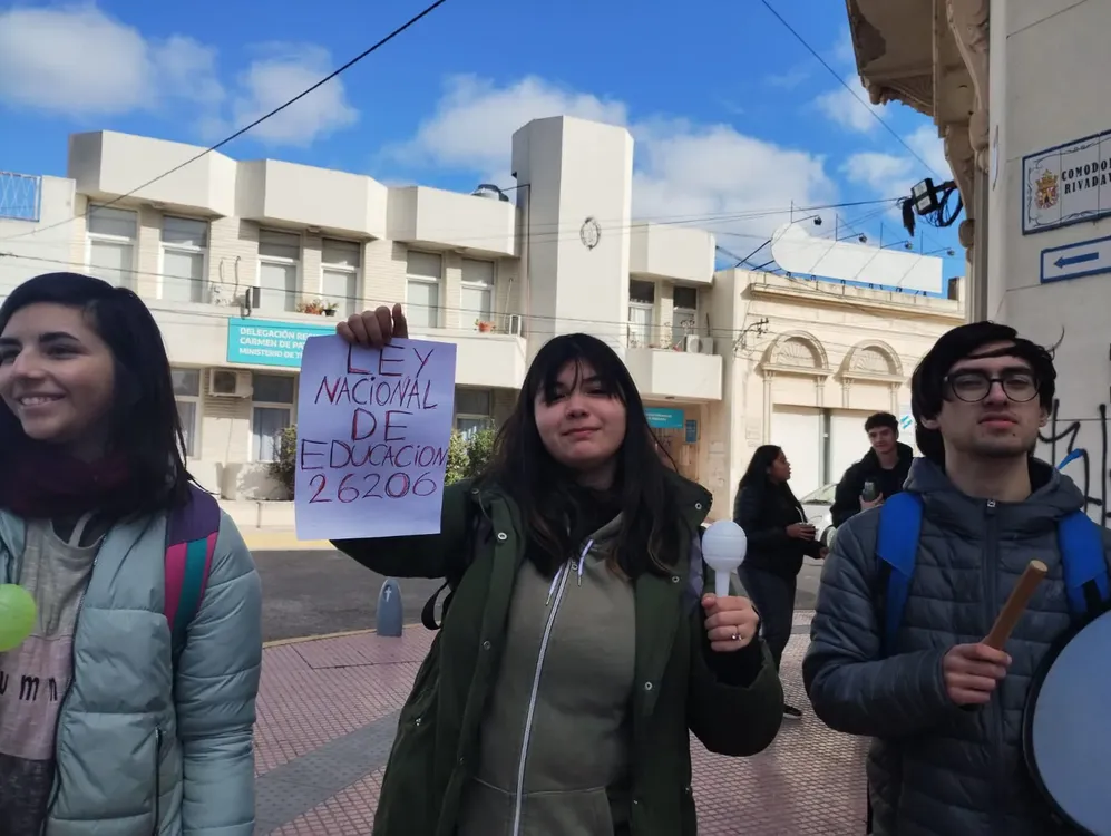 PROTESTA DE ALUMNOS DE LA ESCUELA TECNICA