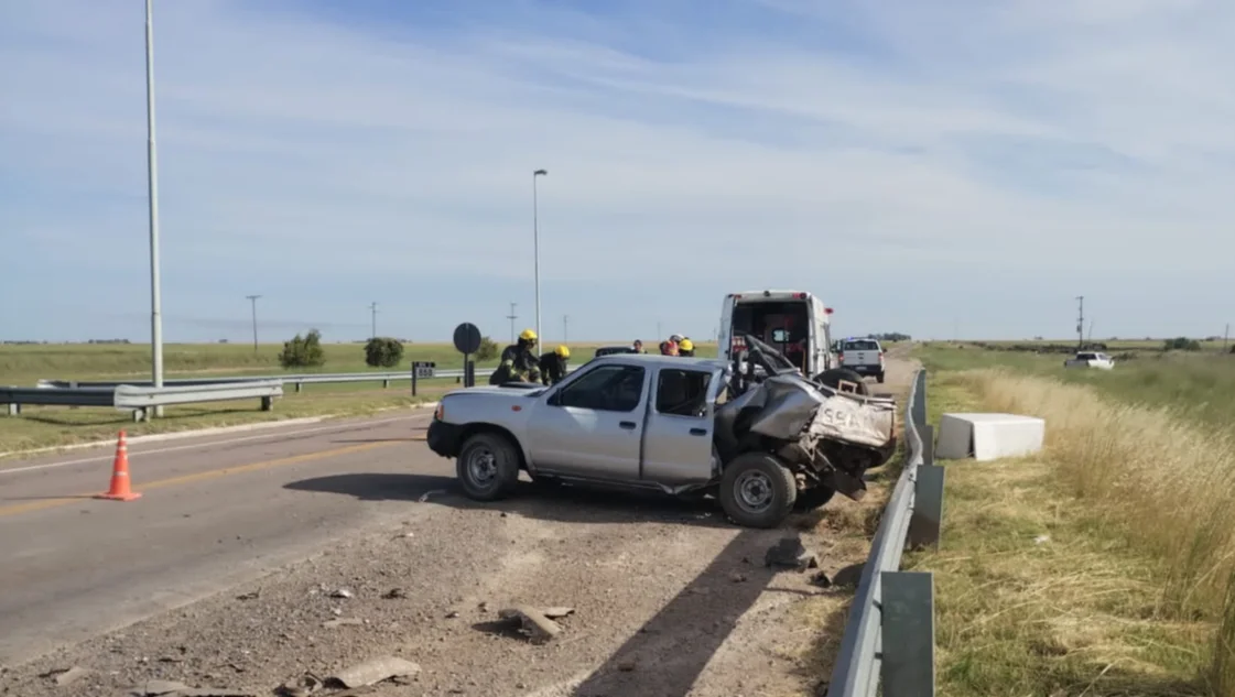 RUTA 3, VILLALONGA, CHOQUE