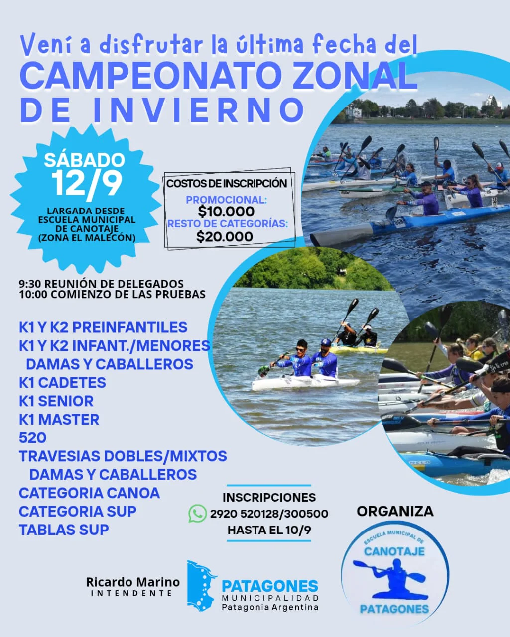 canotaje campeonato invierno