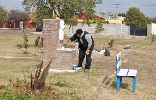 plaza 1º mayo trabajos