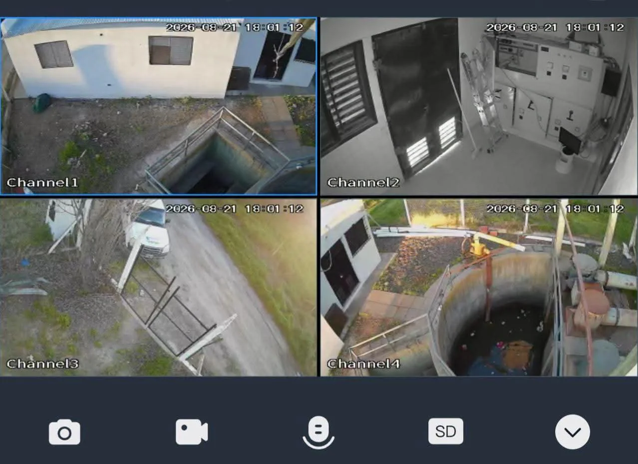 CAMARAS DE SEGURIDAD sistema de bombeo pluvial