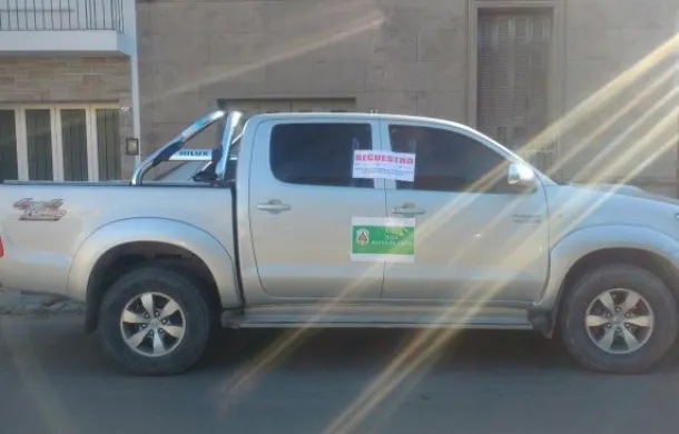 camioneta secuestrada