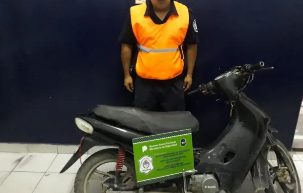 moto secuestrada